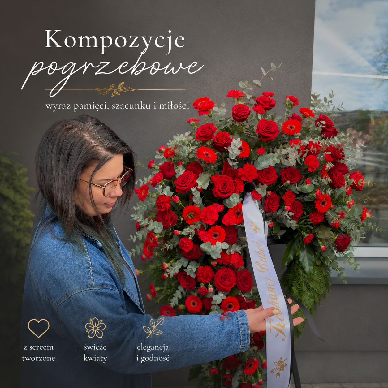 Kompozycje pogrzebowe
